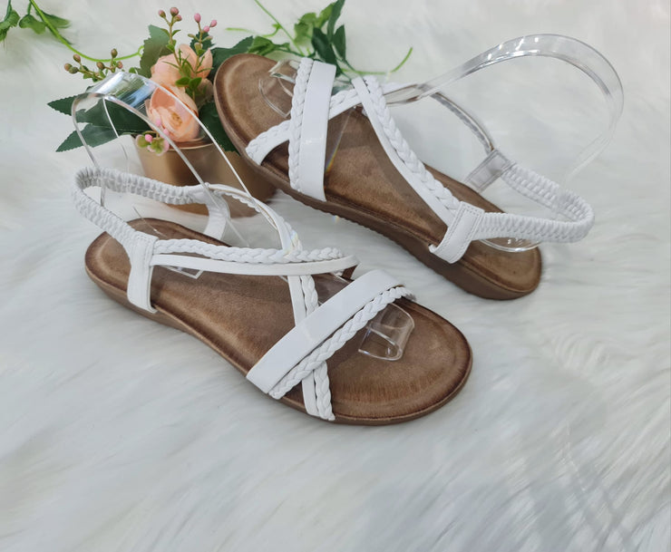 Drew Summer Sandals - White