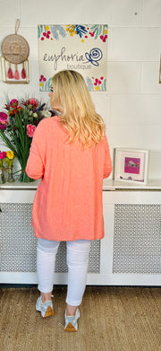 Painted Passion Knit - Coral