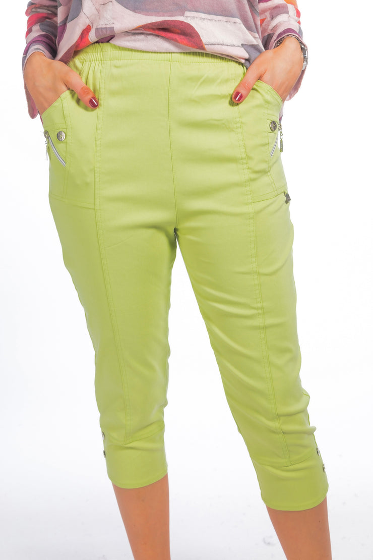 Deck cropped trousers - Lime