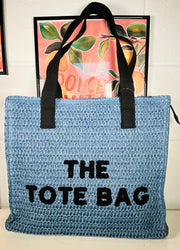 Tide And Tote Beach Bag - Blue