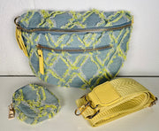 Denim Daze Sling Bag - Lemon