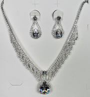 Diamond Drop Jewellery Set