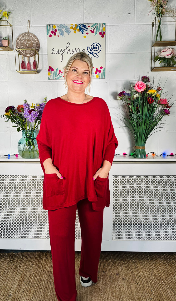 Lucia Lounge Set - Red