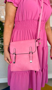 The City Stroll Crossbody Bag - Candy Pink