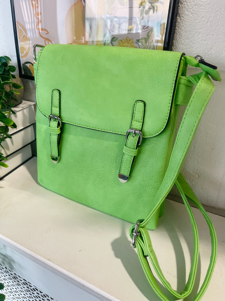 The City Stroll Crossbody Bag - Lime Green