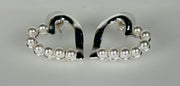 Perfect Pearls Heart Earrings