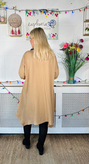 Bonita Tunic Dress - Caramel