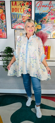 Floral Whisper Cotton Shirt