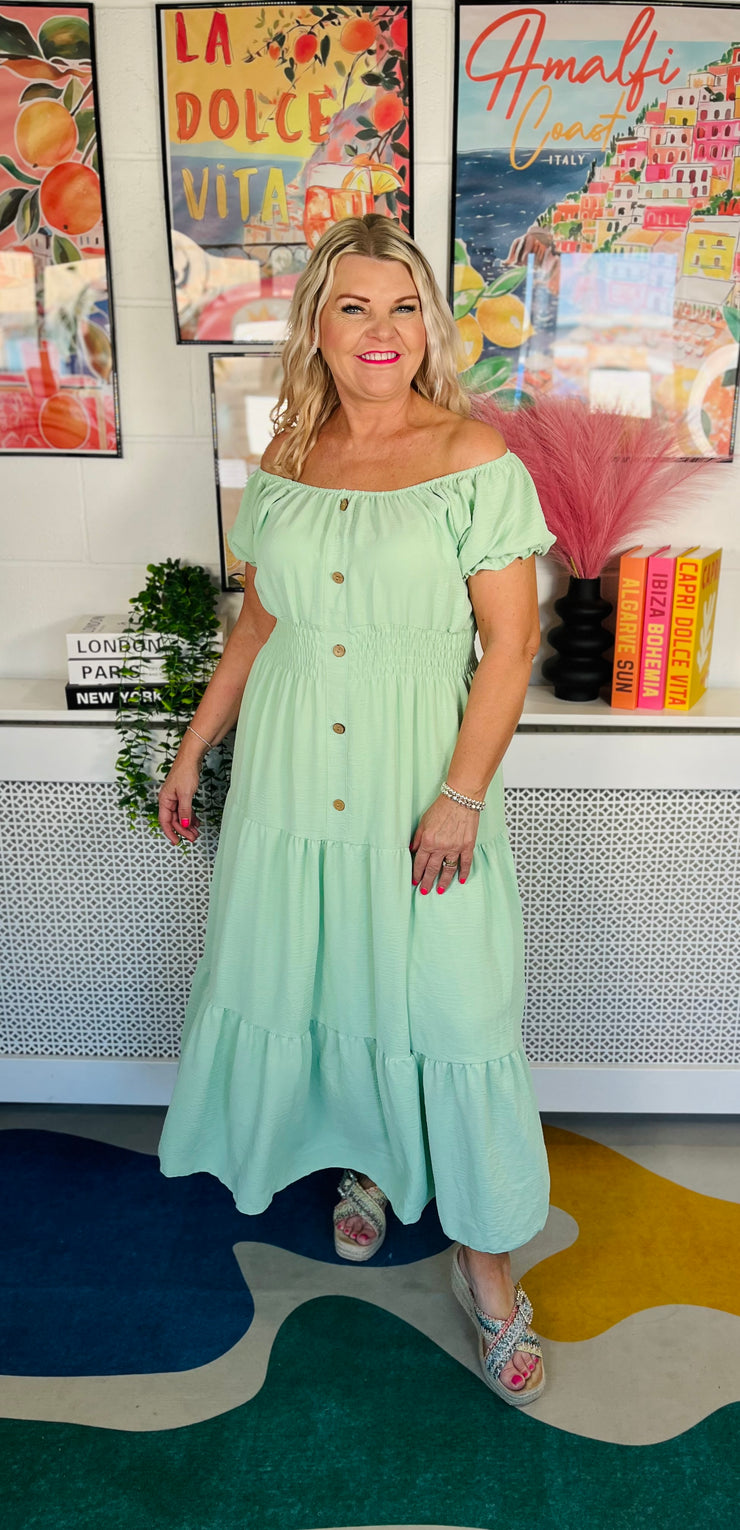 Charlottes Choice Maxi Dress - Mint