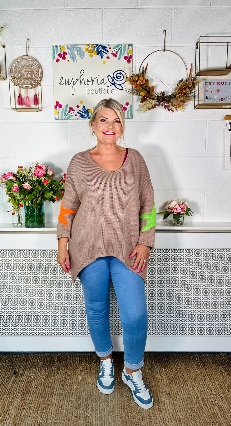 Make it shine star jumper - Wafer