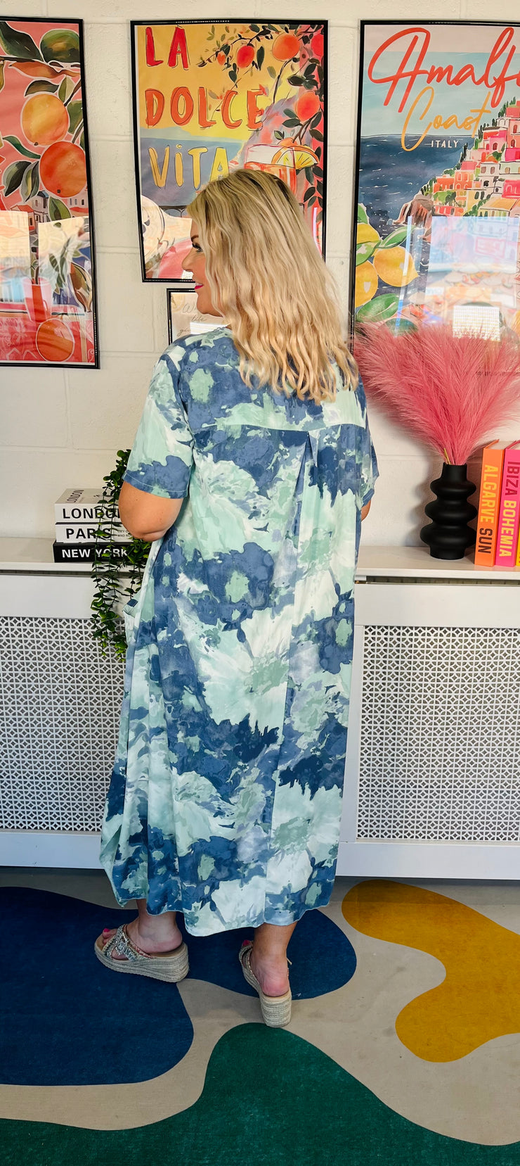 Dream Swirl Dress - Mint