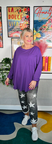 Larkstone Tunic Top - Purple