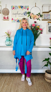 Pure Haven Hoodie - Electric Blue