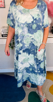 Dream Swirl Dress - Mint