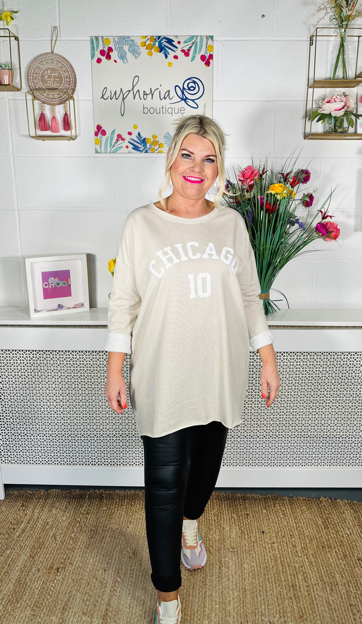 Chicago Tunic - Natural Stripes