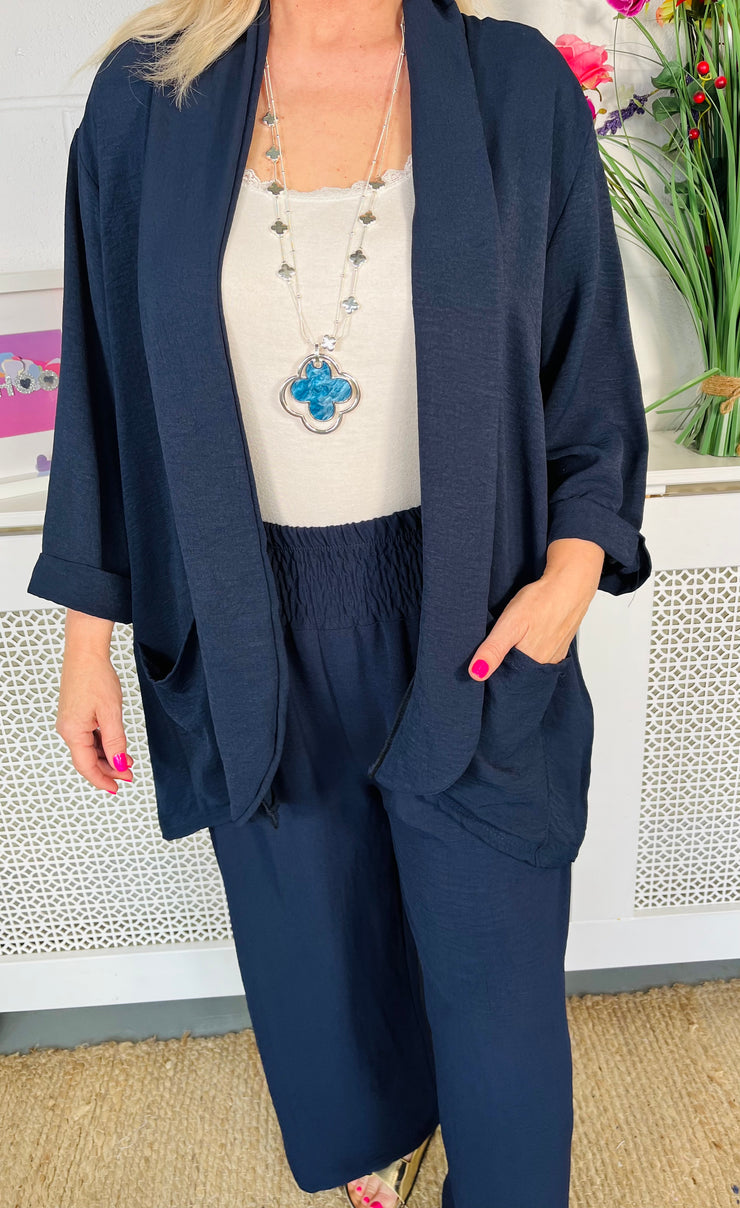 Darling Unstructured Blazer - Navy