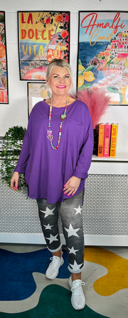 Larkstone Tunic Top - Purple