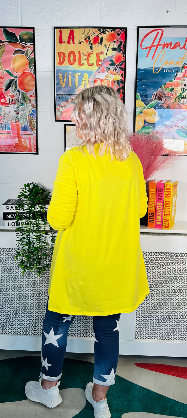 London Tunic Top - Lemon