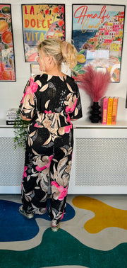 Glamourous Nights Jumpsuit - Black