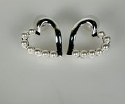 Perfect Pearls Heart Earrings