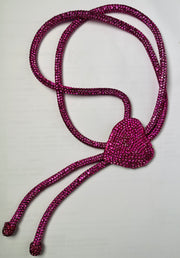 Sweetheart Sparkle Necklace - Pink