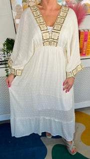 Free Spirit Maxi Dress - Vanilla