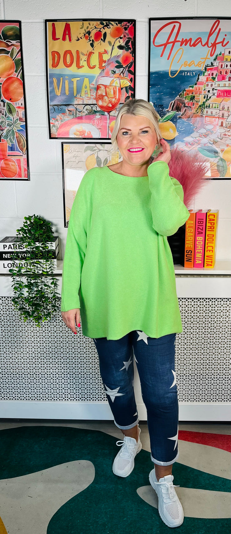 Daffodil Knit - Lime Green