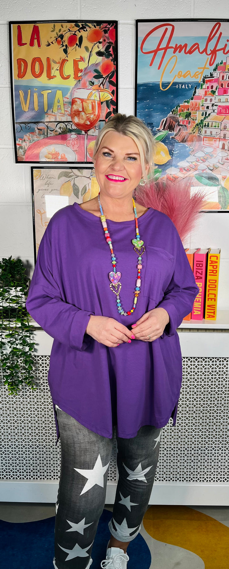 Larkstone Tunic Top - Purple