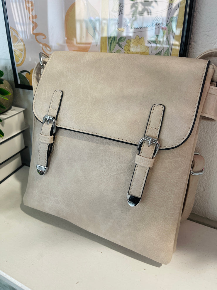 The City Stroll Crossbody Bag - Natural