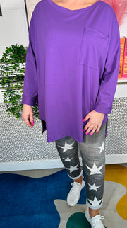 Larkstone Tunic Top - Purple
