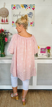 Meredith Tunic Top - Antique Pink