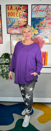 Larkstone Tunic Top - Purple