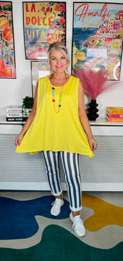 The Daily Essential Tank Top - Sunshine Yellow