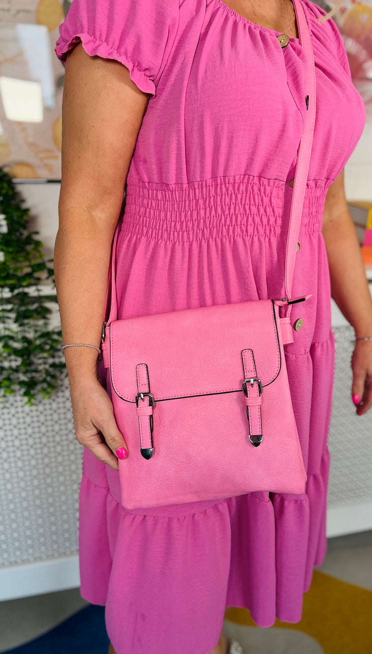 The City Stroll Crossbody Bag - Candy Pink