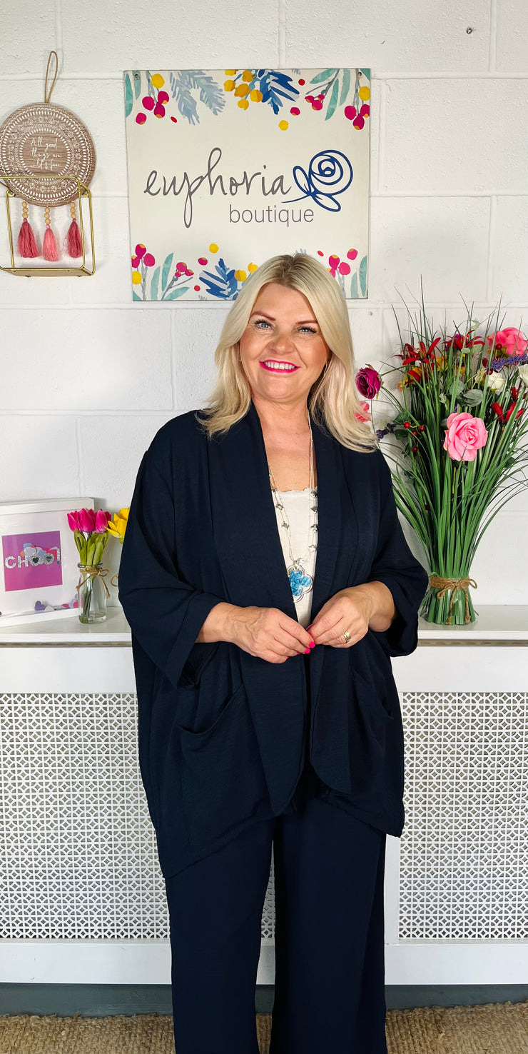 Darling Unstructured Blazer - Navy