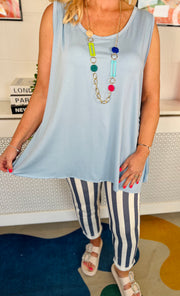 The Daily Essential Tank Top - Baby Blue