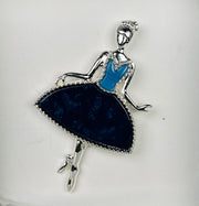 Beautiful Ballerina Magnetic Brooch