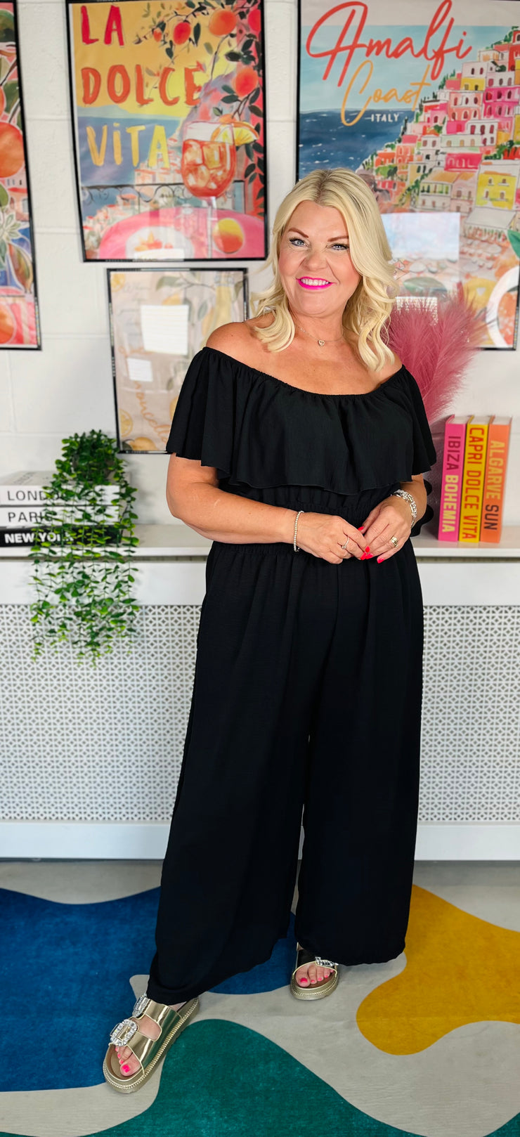 Dusk Til Dawn Jumpsuit - Black