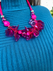 Timeless Rose Necklace - Pink