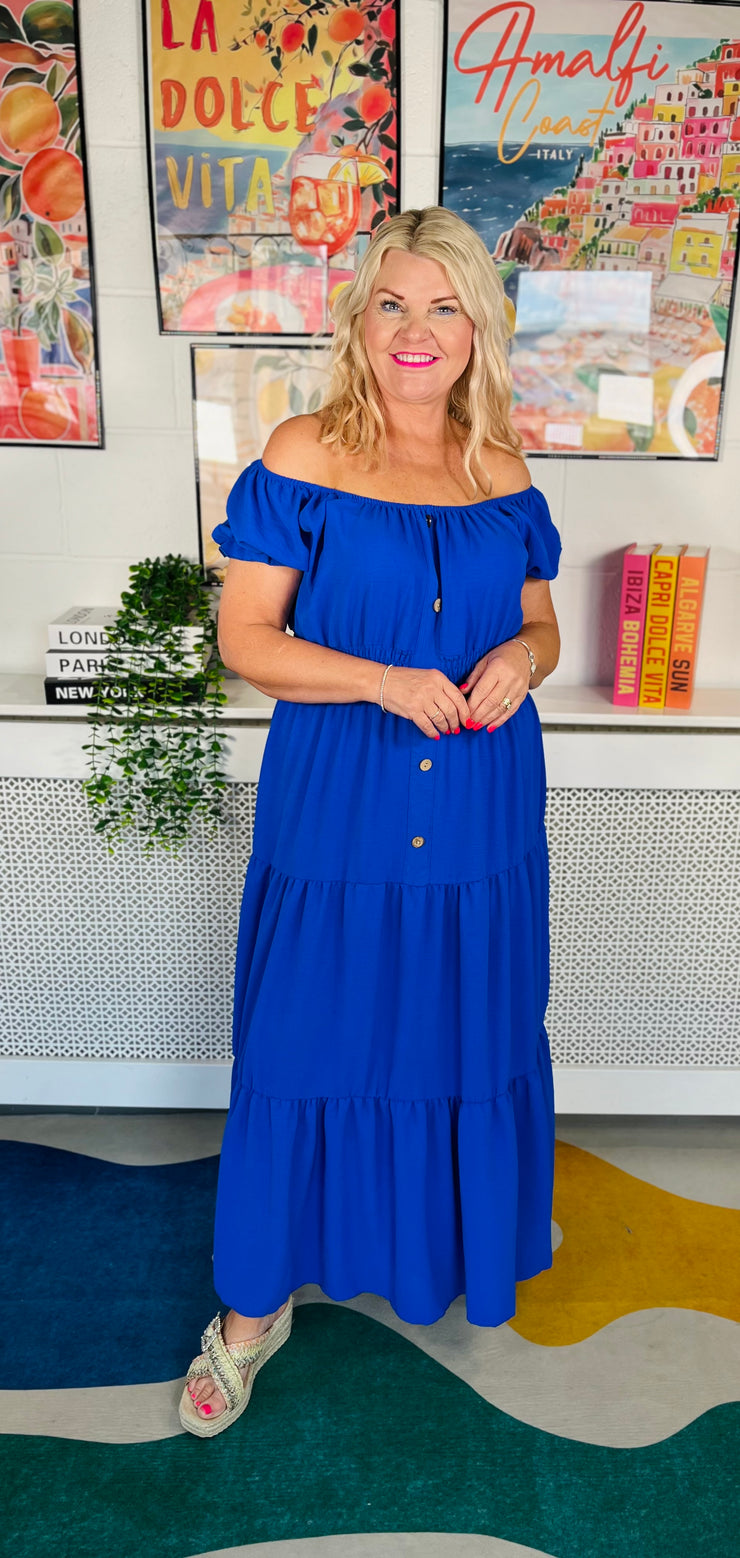 Charlottes Choice Maxi Dress - Cobalt Blue