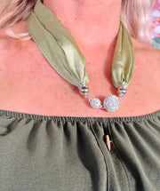 Alisha Jewelled Neck Scarf