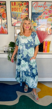 Dream Swirl Dress - Mint