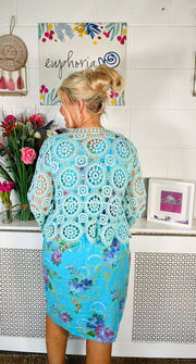 Betsy Cotton  Cover Up - Mint