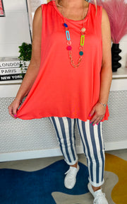 The Daily Essential Tank Top - Coral