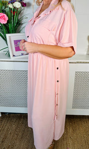 Savannah Maxi Dress - Baby Pink