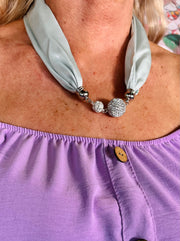 Alisha Jewelled Neck Scarf