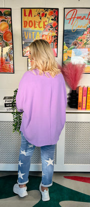 Janine Floaty Top - Lilac