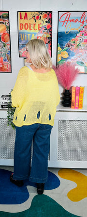 Thistledown Crochet Top - Yellow