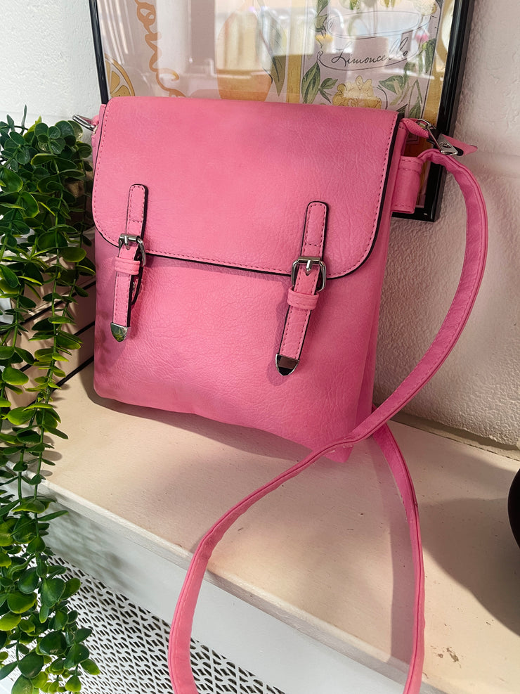 The City Stroll Crossbody Bag - Candy Pink