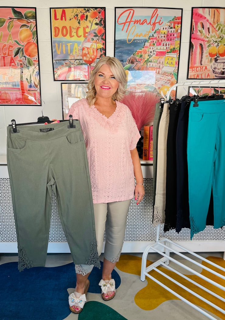 Skye Cropped Trouser